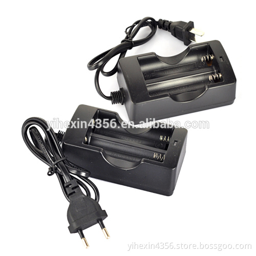 German Type EU US Charger 2 Slot 18650 Lithium Battery Charger